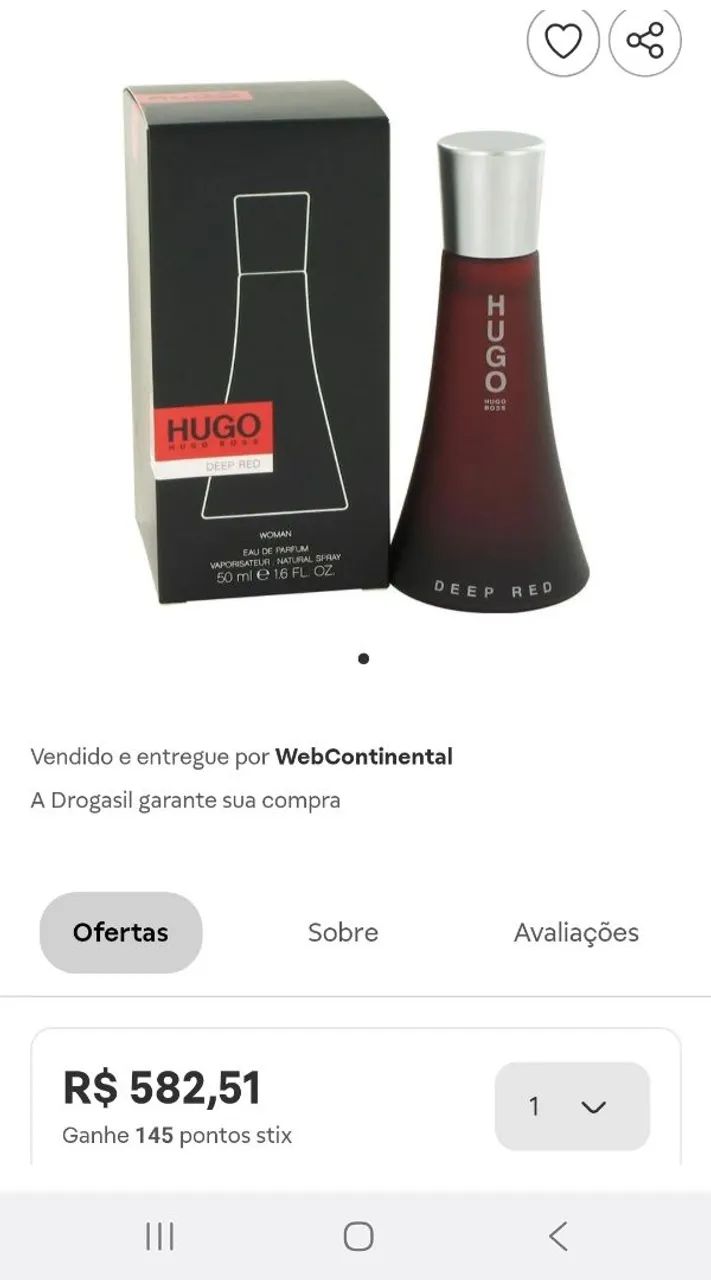 Perfume Hugo boss deep red 50ml - Foto 4