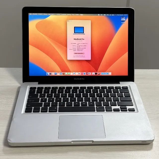 MacBook Pro 13 Core i5 Memória 8GB SSD 240GB macOS Ventura