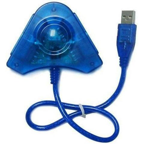 Adaptador Usb Duplo Controle Ps2 E Ps1 Para Jogar Pc e Ps3 - Foto 2