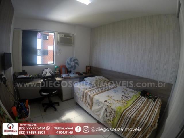 Apartamento para venda em maceió, farol, 3 dormitórios, 1 suíte, 1 banheiro, 2 vagas - Foto 9