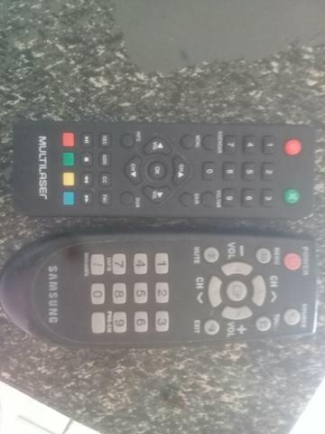 TV em boas condições de semi nova +receptor +controles +antena - Foto 3