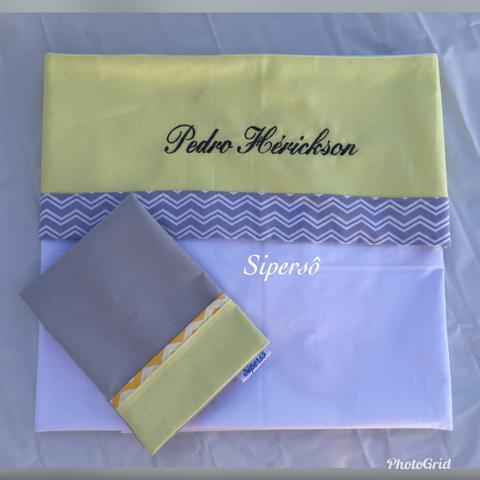 Kit lençóis e fronhas para berço - Foto 2