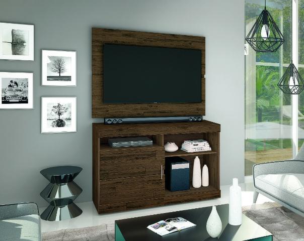 Combo Rack + Painel Vie com rodízios p/ TV até 43'' = Frete  + Montagem Grátis - Foto 2