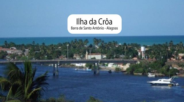 Litoral Norte - Barra de Santo Antônio - Ilha da Croa - Em Rua Pavimentada