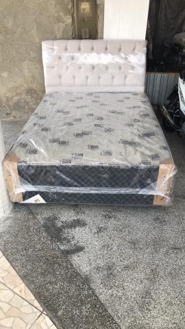 Cama box acoplada com 5cm de espuma preço de fábrica zap *