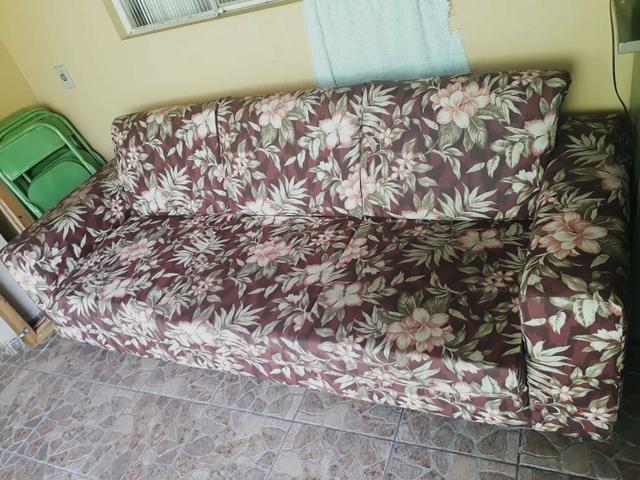 Sofá parma de 3 lugares semi novo com tecido impermeável - Foto 2