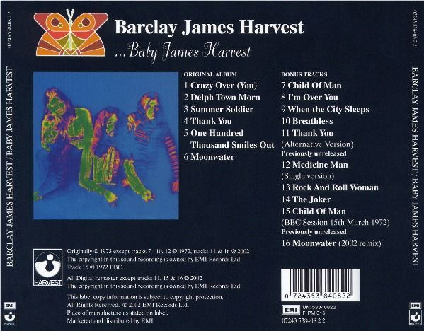 Barclay James Harvest - Baby James Harvest - Foto 2