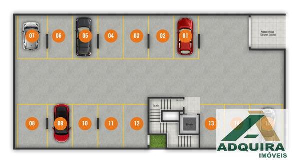 Apartamento com 2 quartos no Le Raffine Residence - Bairro Estrela em Ponta Grossa - Foto 7