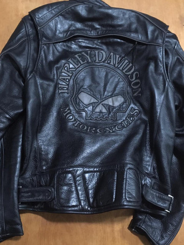 jaqueta couro harley davidson olx