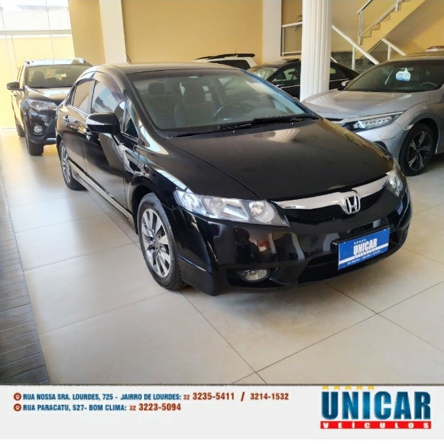 HONDA CIVIC LXL 1.8 2011 PRETO COMPLETO