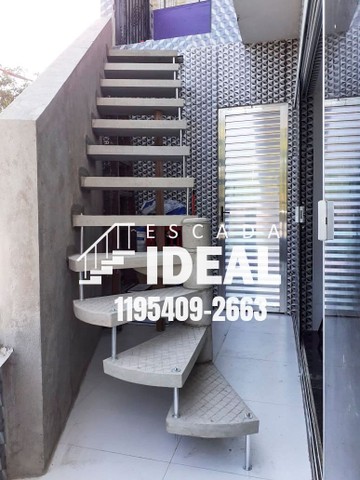 Escadas pré moldada em concreto aparente - Foto 4