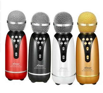 Microfone Karaoke Bluetooth Sem Fio Caixa de som 