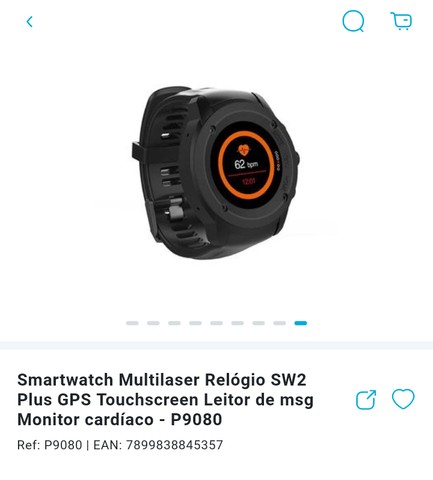 smartwatch multilaser sw2 plus p9080