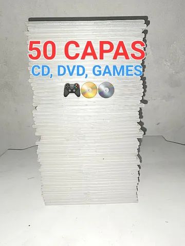 Capas para DVD dos dois jogos