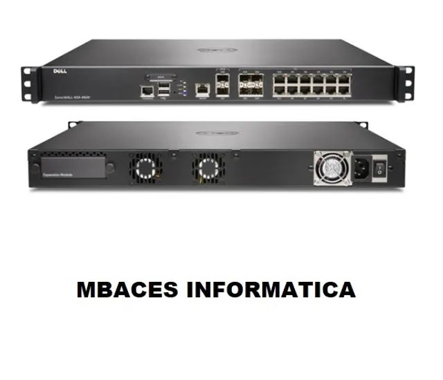 loTE Dispositivo de segurança de rede SonicWall NSa 2600 no estado 
