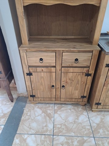 Armário Arca oratória 4 Portas e 2 Gavetas em Madeira Maciça - Foto 5