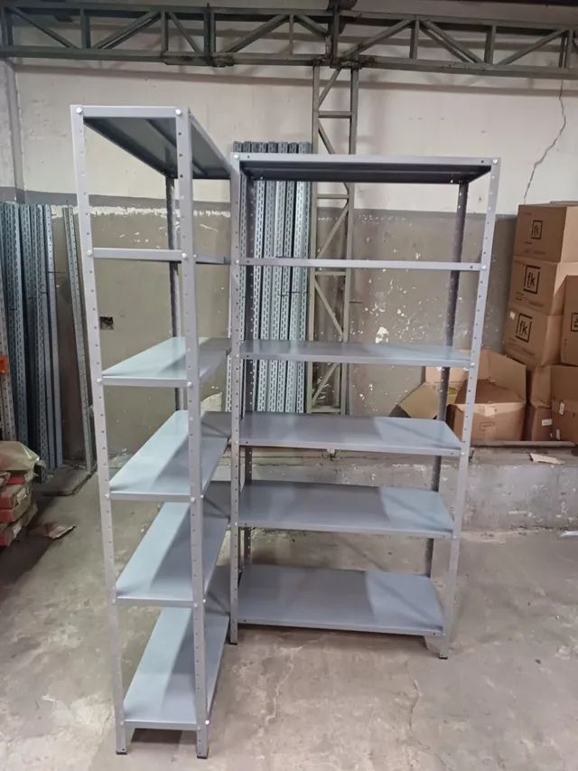 Vendo estantes de aço com 5 ou 6 Bandejas.( Novas )Confira Valores na Descrição - Foto 2