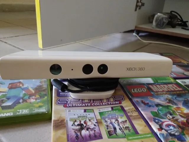 Xbox 360 - Kinect - volante - 10 jogos - Videogames - Orfãs, Ponta Grossa  1237438206