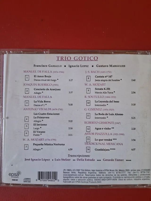 Cd trio gótico dec3 violinistas  - Foto 2