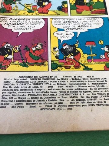 Revista rara Os Sobrinhos do Capitão  - Foto 4