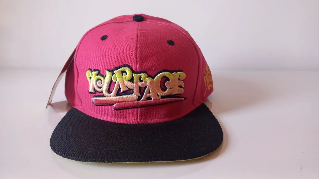 Boné Your Face Skatebords Rosa Logo Bordado