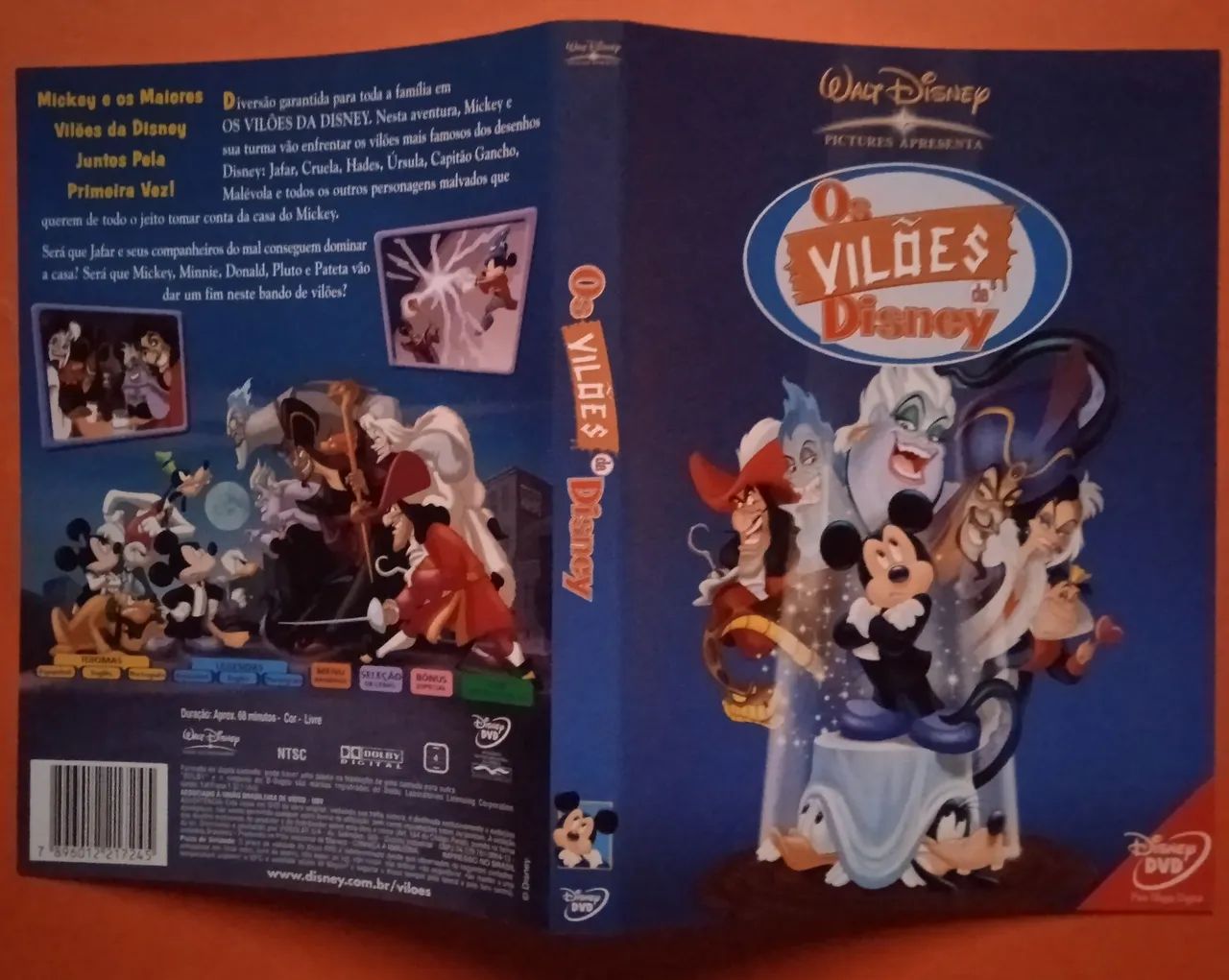 Dvd Os Vilões da Disney - Walt Disney  - Foto 3