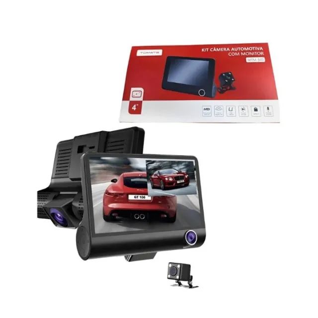 Kit Câmera Automotiva Com Monitor 4 Polegadas Tomate Mtm-340 - Foto 4