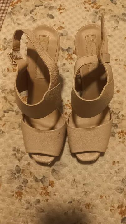 Sandália nude 37 - Foto 2