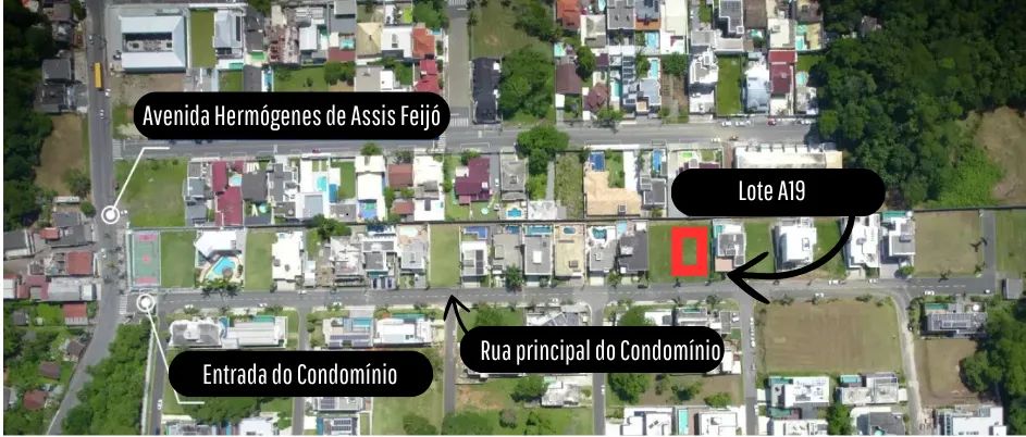 Terreno Alto Padrão em Balneário Camboriú com Vista Mar Permanente em Condomínio Fechado - Foto 2
