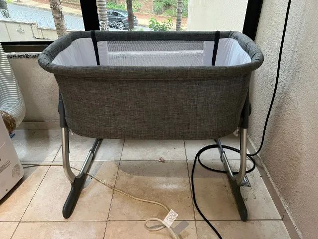 Berço Portátil Safety First Cinza - Em excelente estado - Foto 5