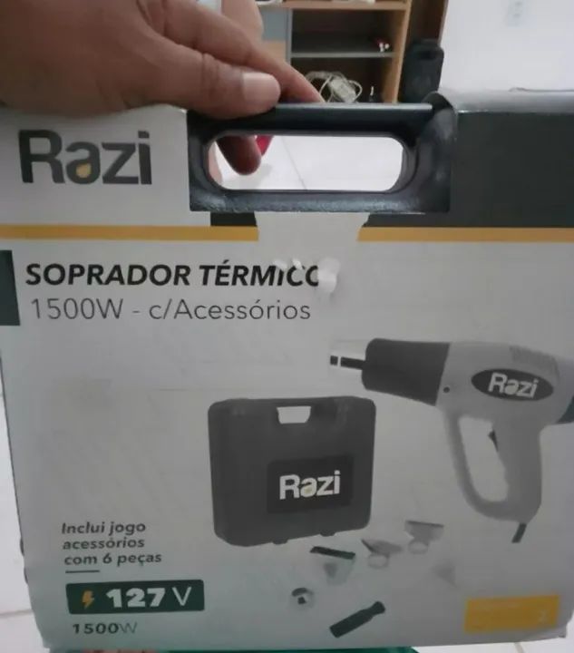 Soprador  Térmico -  Maleta e Acessórios - Pistol de Ar Quente - Foto 5