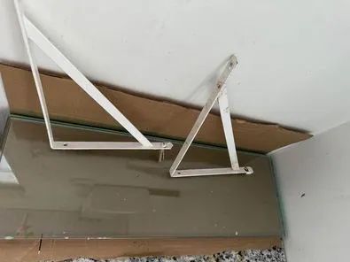 2 peças de vidro tipo prateleira - Foto 3
