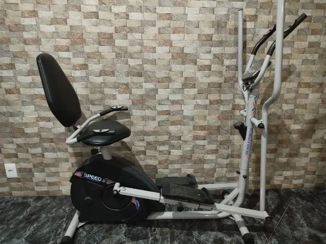Elíptico+ bicicleta ergométrica 