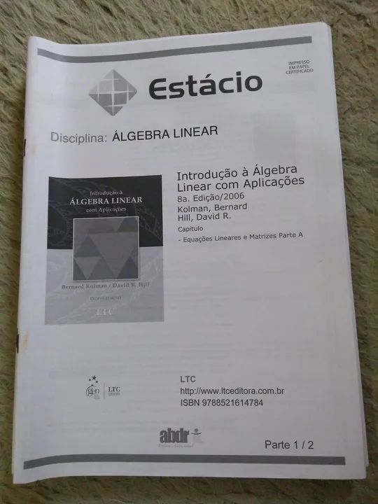 Lote de apostilas+ pasta da Estácio. - Foto 3