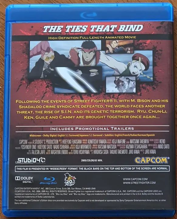 Bluray + CD Street Fighter IV The Ties That Bind - Foto 6