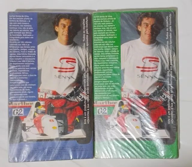 2 VHS Uma Estrela Chamada Ayrton Senna novos Lacrados, grande oportunidade para fãs   - Foto 2
