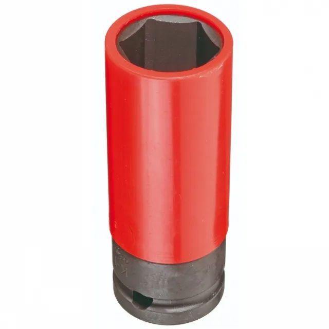Soquete sextavado de impacto encaixe de 1/2" 21 mm Gedore red