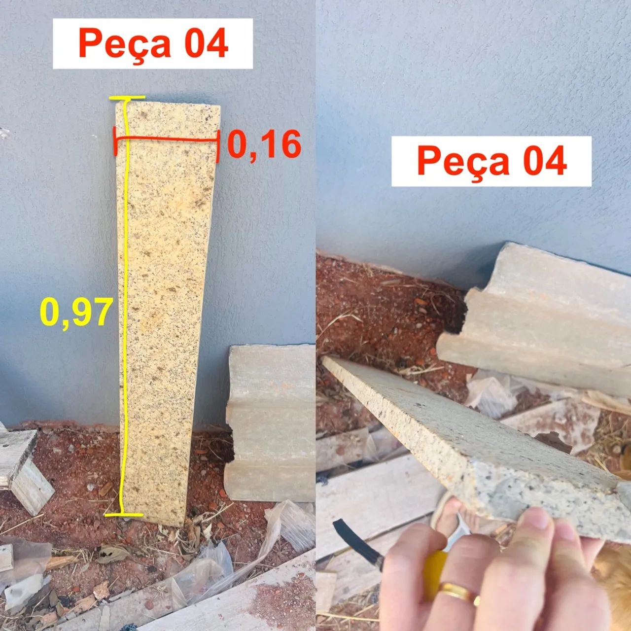 Pia com cuba dupla em inox com bancada em L - toda de marmore - Foto 4