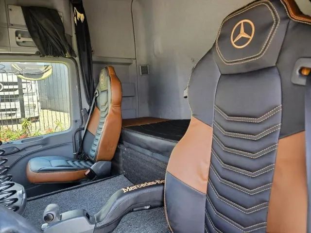 Mb Actros 2546 6x2 Ano 19 Automático Retarder Freio A Tambor ar condicionado - Foto 14