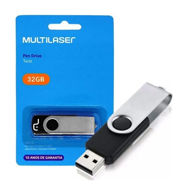 Pen drive Multilaser 32GB = 40,00 / 64GB = 65,00 - Foto 2