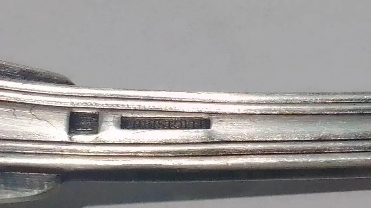 Colher 28 cm de prata antiga Christofle - Foto 4