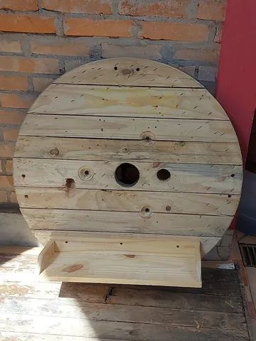 Carretel bobina industrial para decoração  - Foto 2