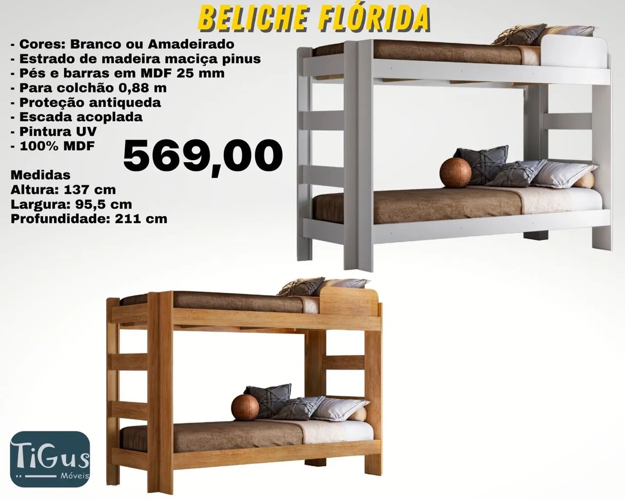 Beliche Flórida 100%mdf _entrega rápida ENTREGA HOJE !!!