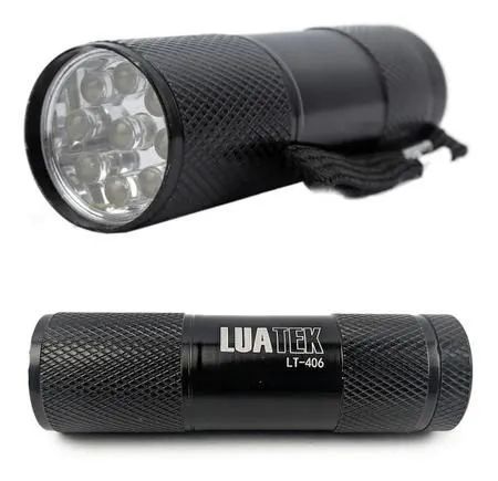 Lanterna com Luz Negra ultra violeta UV - Foto 2
