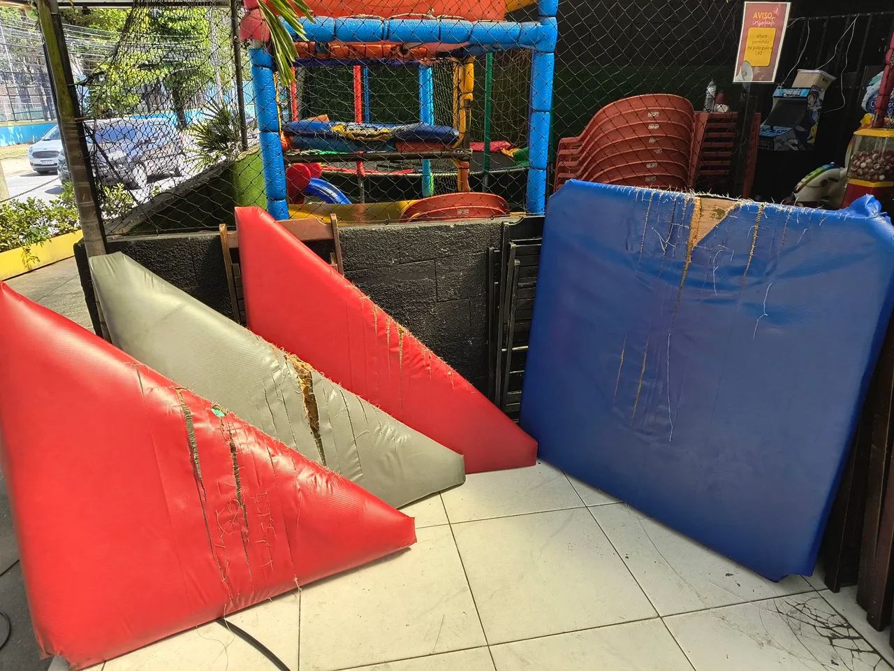 Kid play brinquedão reformas estofados/ rede/isotubos b - Foto 6