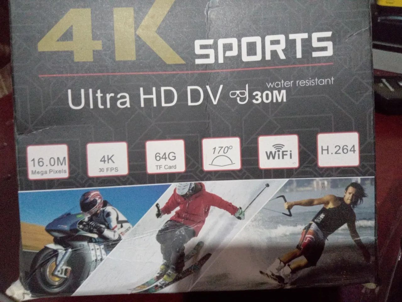 Câmera de Ação black 4 k a prova d'água  - Foto 6