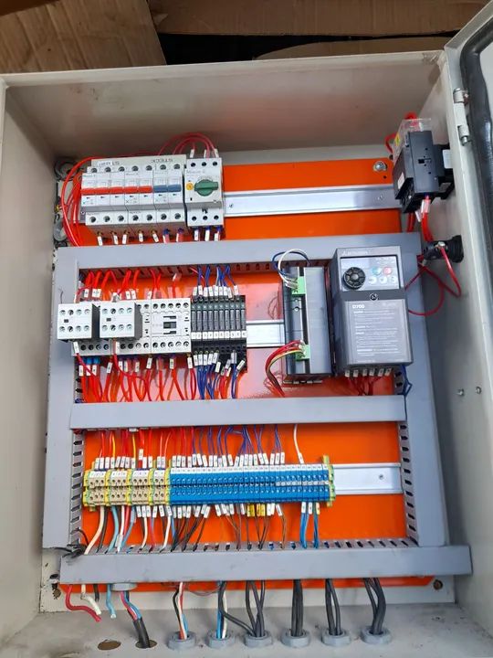 Painel de controle p/ 2 motores de 3cv 