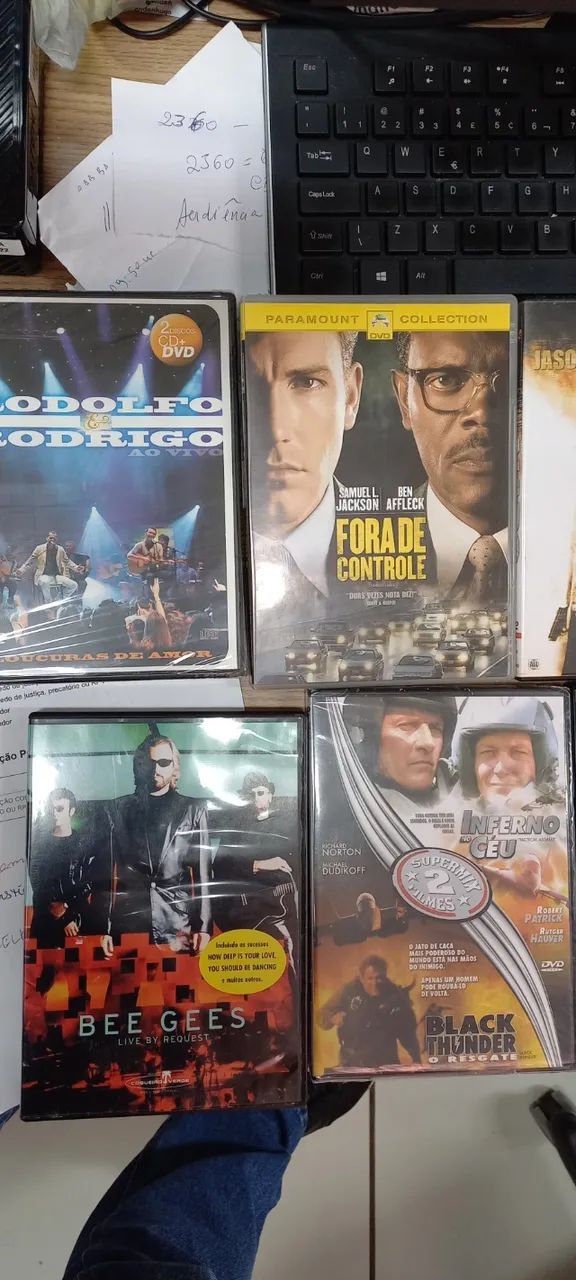 DVD DE SHOWS E FILMES