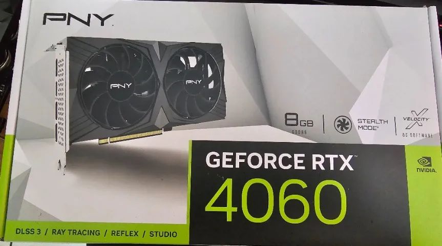 RTX 4060 VERTO PNY, 8GB GDDR6 - VCG40608DFXPB1 - Foto 4