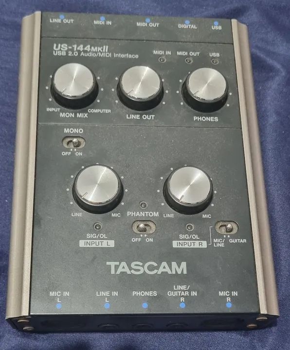 Placa de áudio tascam us144mk2  - Foto 4